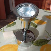 Faretto da parete cromato