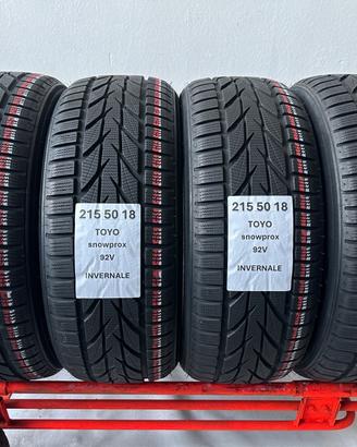 4 gomme 215 50 18 TOYO INVERNALE