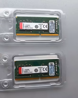 2 RAM Kingston Tot. 16 GB DDR4 2400MHz SODIMM