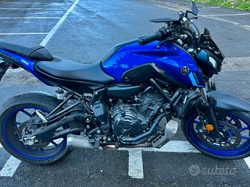 Yamaha mt-07 2022 - depotenziata a2 - 11.000 km