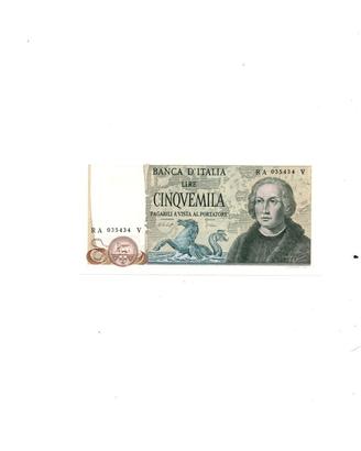 5000 LIRE COLOMBO 2° TIPO