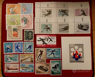 Francobolli Olimpiadi invernali