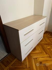 Comò 3 Cassetti Donatella Effetto Legno – Mondo Co