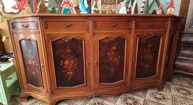 Credenza intarsiata
