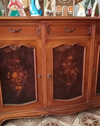 Credenza intarsiata