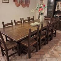 tavolo con o senza sedie 