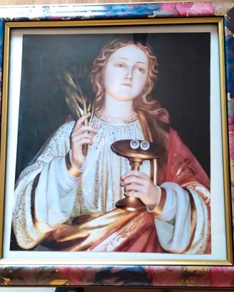 Quadro SANTA LUCIA misura cm. 33 x 31