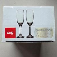 6 calici flûte (Emperador)