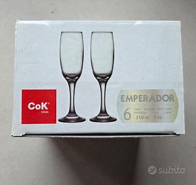 6 calici flûte (Emperador)