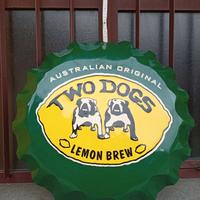 Insegna forma di tappo Australian  Brew Two Dogs