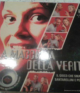 GIOCO DI SOCIETA' LA MACCHINA DELLA VERITA'