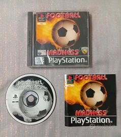 Gioco PS1 FOOTBALL MADNESS con custodia e libretto