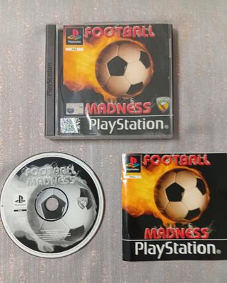 Gioco PS1 FOOTBALL MADNESS con custodia e libretto