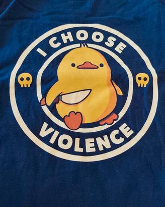 T-shirt Qwertee "I Choose Violence" - NUOVA