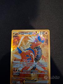 Carta Pokemon Koraidon ex GOLD edizione italiana