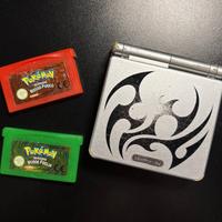Pokemon rosso fuoco  Verde Foglia + gameboy adv sp