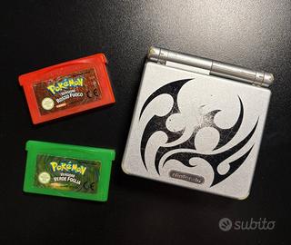 Pokemon rosso fuoco  Verde Foglia + gameboy adv sp