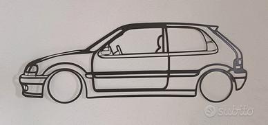 silhouette in alluminio 