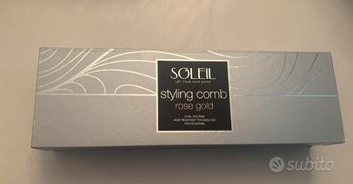 Spazzola soleil styling comb rose gold