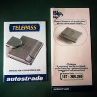 Manuale + Brochure Telepass primi anni '90