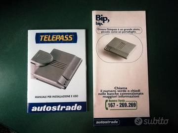 Manuale + Brochure Telepass primi anni '90