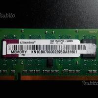Ram 1 GB Kingston DDR2-800