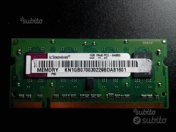 Ram 1 GB Kingston DDR2-800