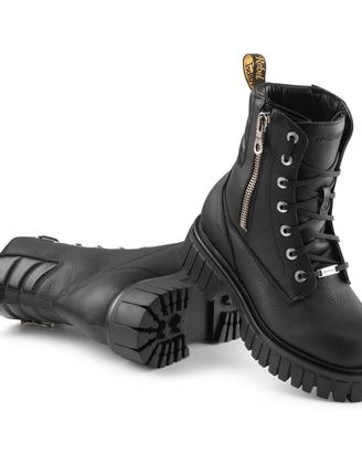 Stivali Forma LADY REBEL DRY da moto Nero