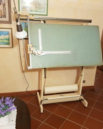 Tavolo da disegno base Bieffe e tencigrafo Zucor