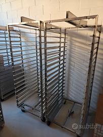 4 Carrelli 60x80 forno rotor