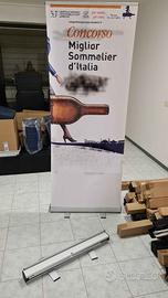 Espositori avvolgibili roll up