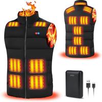 2 x Gilet termico giacca + 2 x batteria 10000 amp 