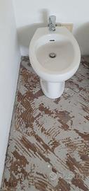 Sanitari bagno(Bidet+WC)  ceramica bianchi anni 90
