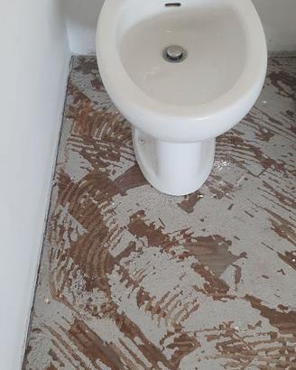 Sanitari bagno(Bidet+WC)  ceramica bianchi anni 90