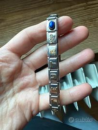 Bracciale componibile oro e argento