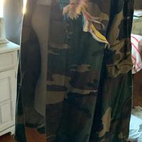 Giacca militare oversize decorata