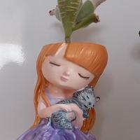 vasetto per piante grasse  o porta candela