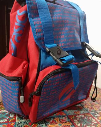 Zaino Asics Vintage "Sport for Love" - Rosso/Blu