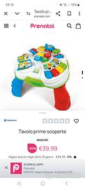 cavalluccio e tavolino giochi