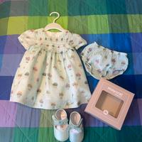 Vestito Mayoral neonata con scarpette