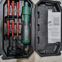giravite elettrico isolato parkside 4v 
