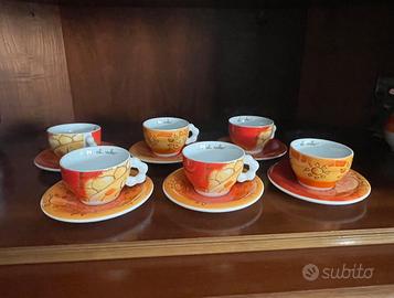 THUN Set 6 Tazze da Colazione con Piattini