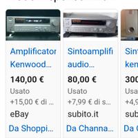 Kenwood ampli sub e satelliti