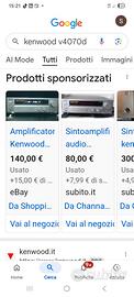 Kenwood ampli sub e satelliti