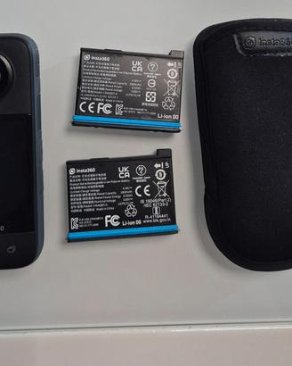 Insta 360 x3 con 2 batterie