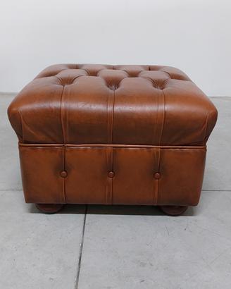 Puff chester... poggiapiedi chesterfield vintage 