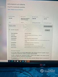 PC FISSO + MONITOR MOUSE E TASTIERA