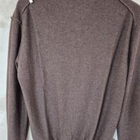 Maglia 100%lana merinos extrafine taglia L marrone