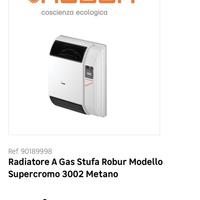 Radiatori a gas stufa  robur