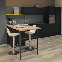 CUCINA IN FENIX NERA OPACA